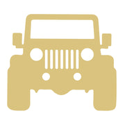 Basic Shape Laser Cut Jeep MDF Cutout Silhouette - Unfinished For DIY