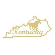 Basic Shape Horse MDF Cutout Kentucky Running Horse - Unfinished For DIY