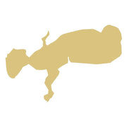 Basic Shape Lake Hemmingway MDF Cutout Silhouette - Unfinished For DIY