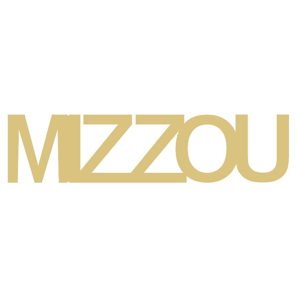 Basic Shape Word MDF Cutout Mizzou - Unfinished For DIY