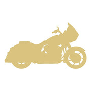 Basic Shape Motorcycle MDF Cutout Silhouette Style 6 - Unfinished For DIY