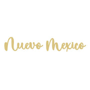 Basic Shape Sign MDF Cutout Nuevo Mexico - Unfinished For DIY