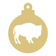 Basic Shape Ornament MDF Cutout Buffalo Silhouette - Unfinished For DIY