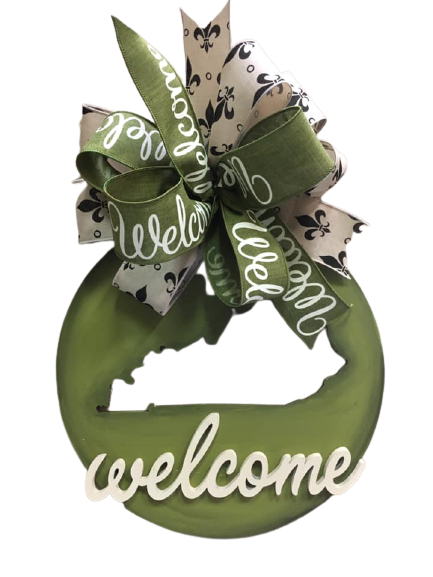 Basic Shape Ornament MDF Cutout US State - Unfinished For DIY