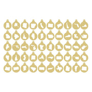 Basic Shape Ornament MDF Cutout US State - Unfinished For DIY