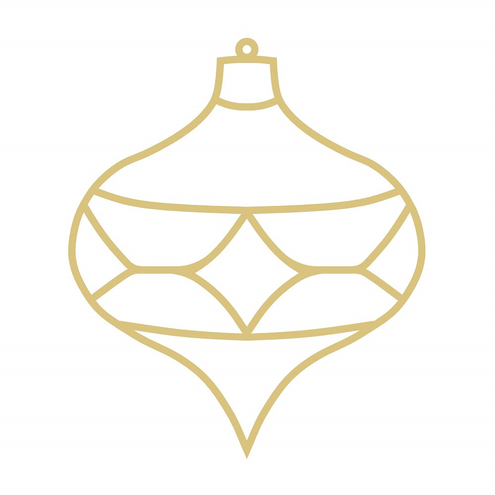 Laser Cut Ornament Unfinished Wood Cutout Style 13 Art 1