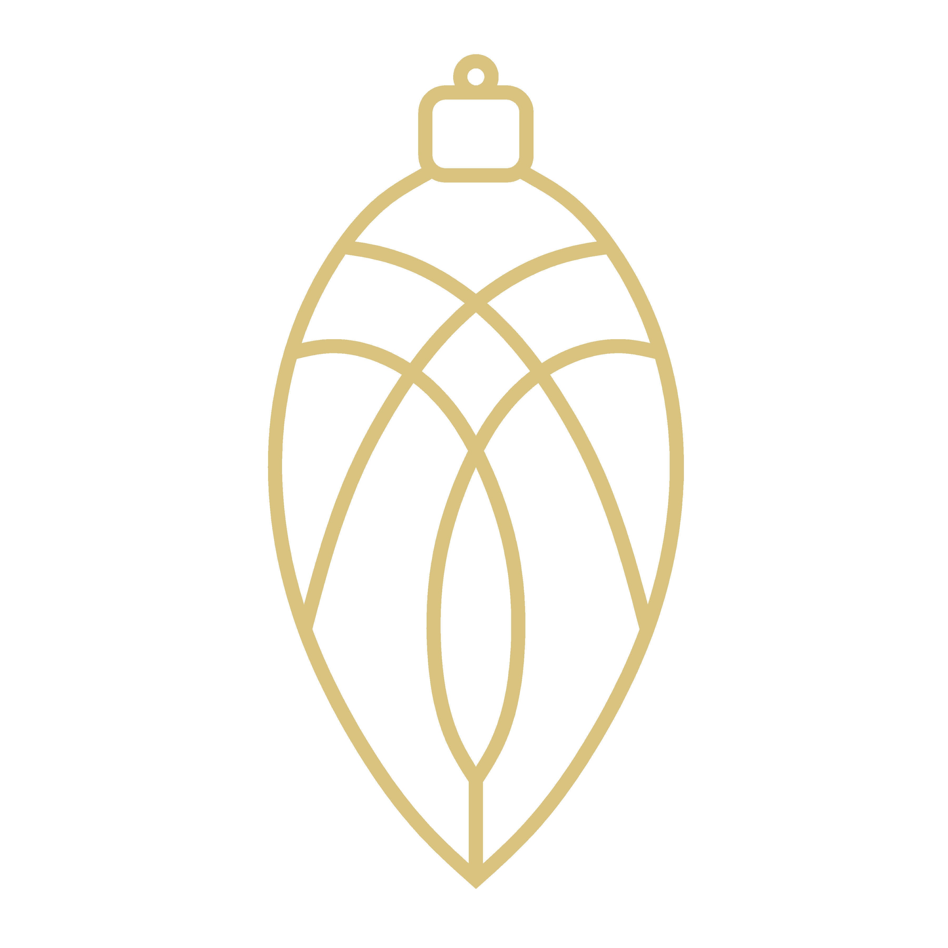 Ornament Unfinished Faux Stained-Glass Frame