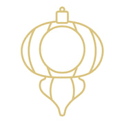 Faux Stained Glass Laser Cut  Ornament MDF Cutout - Unfinished For DIY