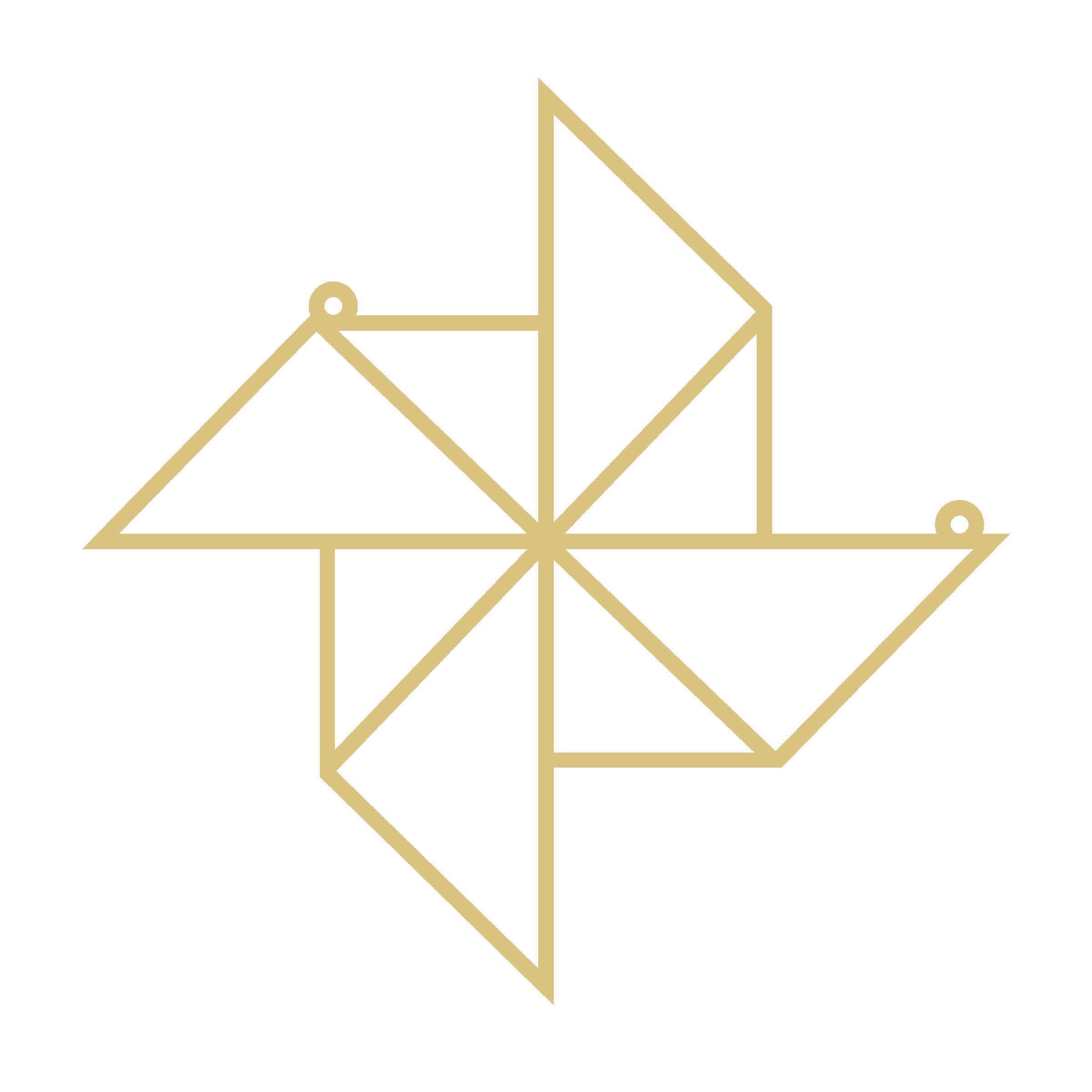 Pinwheel Laser-Cut Faux Stained-Glass Frame Unfinished MDF Wood– Open Frame Craft Blank for Resin, Crushed Glass & Mixed Media Art | Made in the USA by Diverse Woodworking