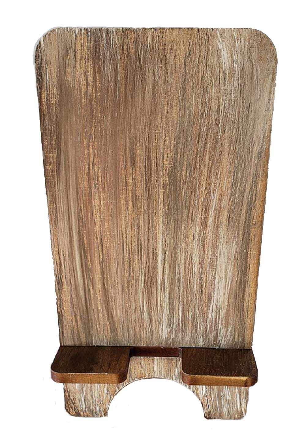 Wood Grained Look Phone Stand