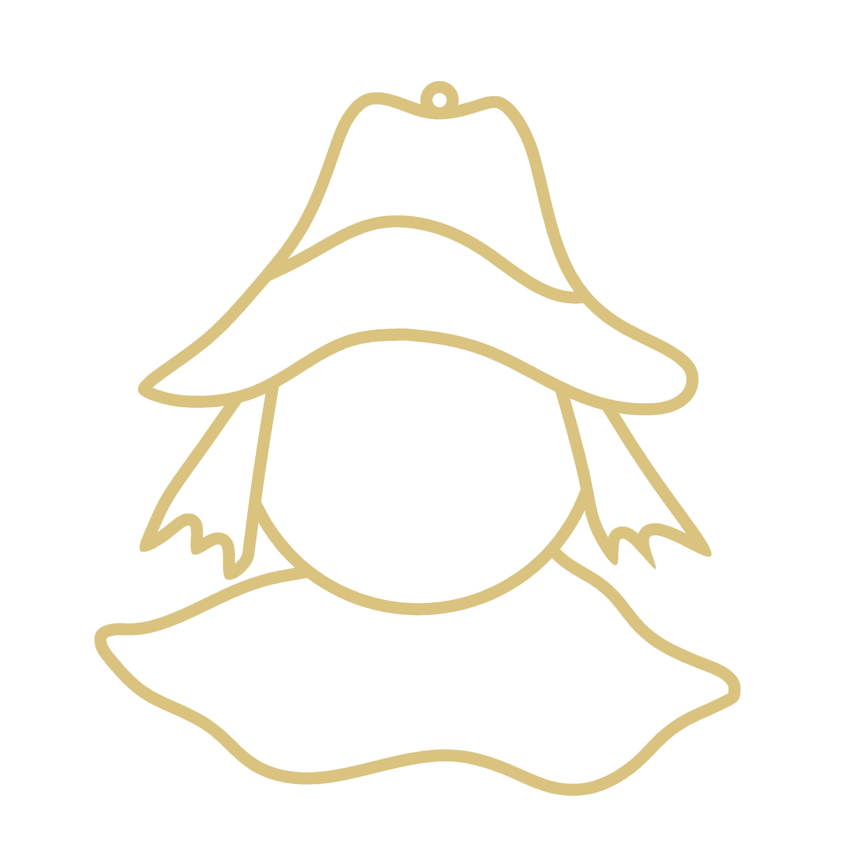 Scarecrow Laser-Cut Faux Stained-Glass Frame Unfinished MDF Wood– Open Frame Craft Blank for Resin, Crushed Glass & Mixed Media Art | Made in the USA by Diverse Woodworking