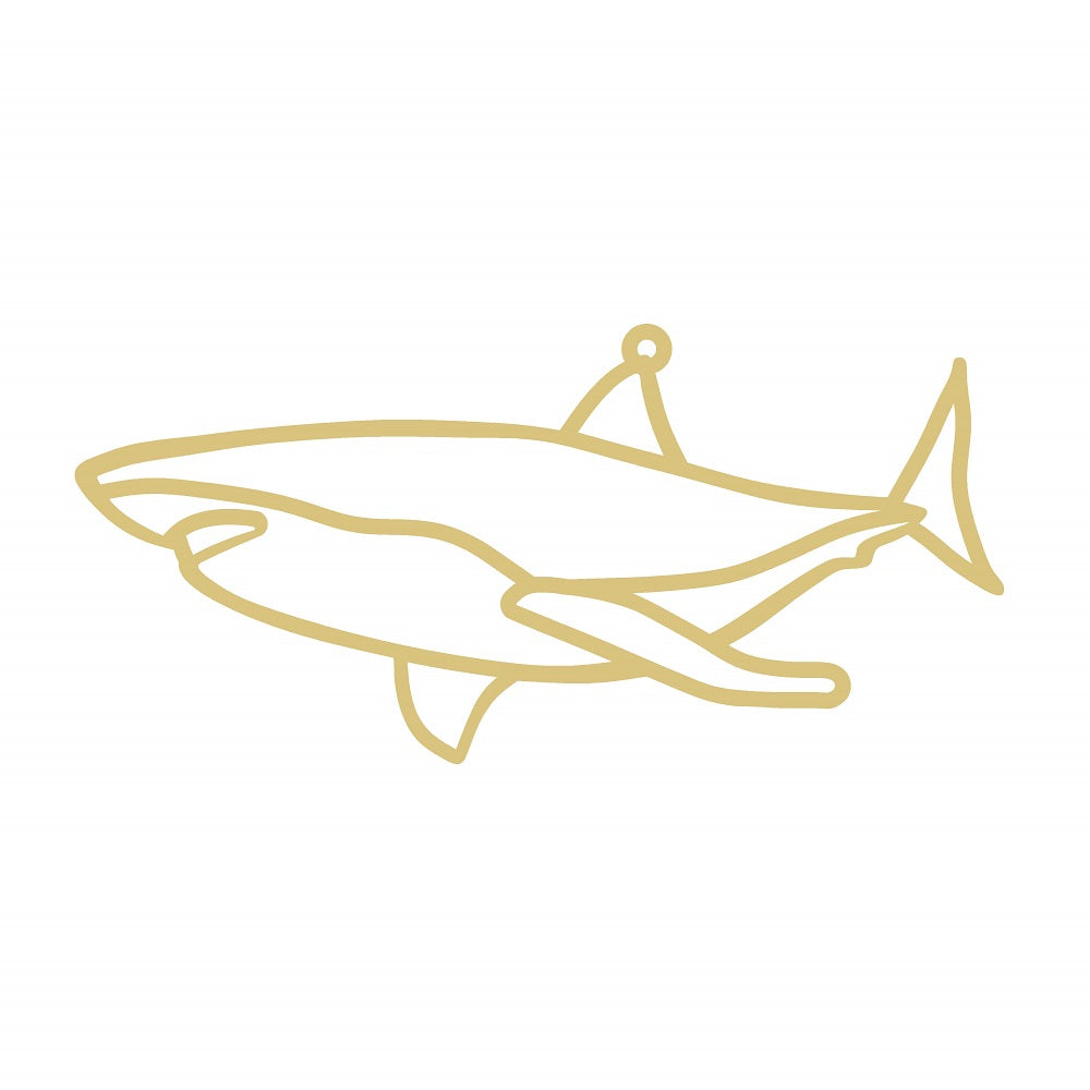 Laser Cut Shark Unfinished Wood Cutout Style 9 Art 1