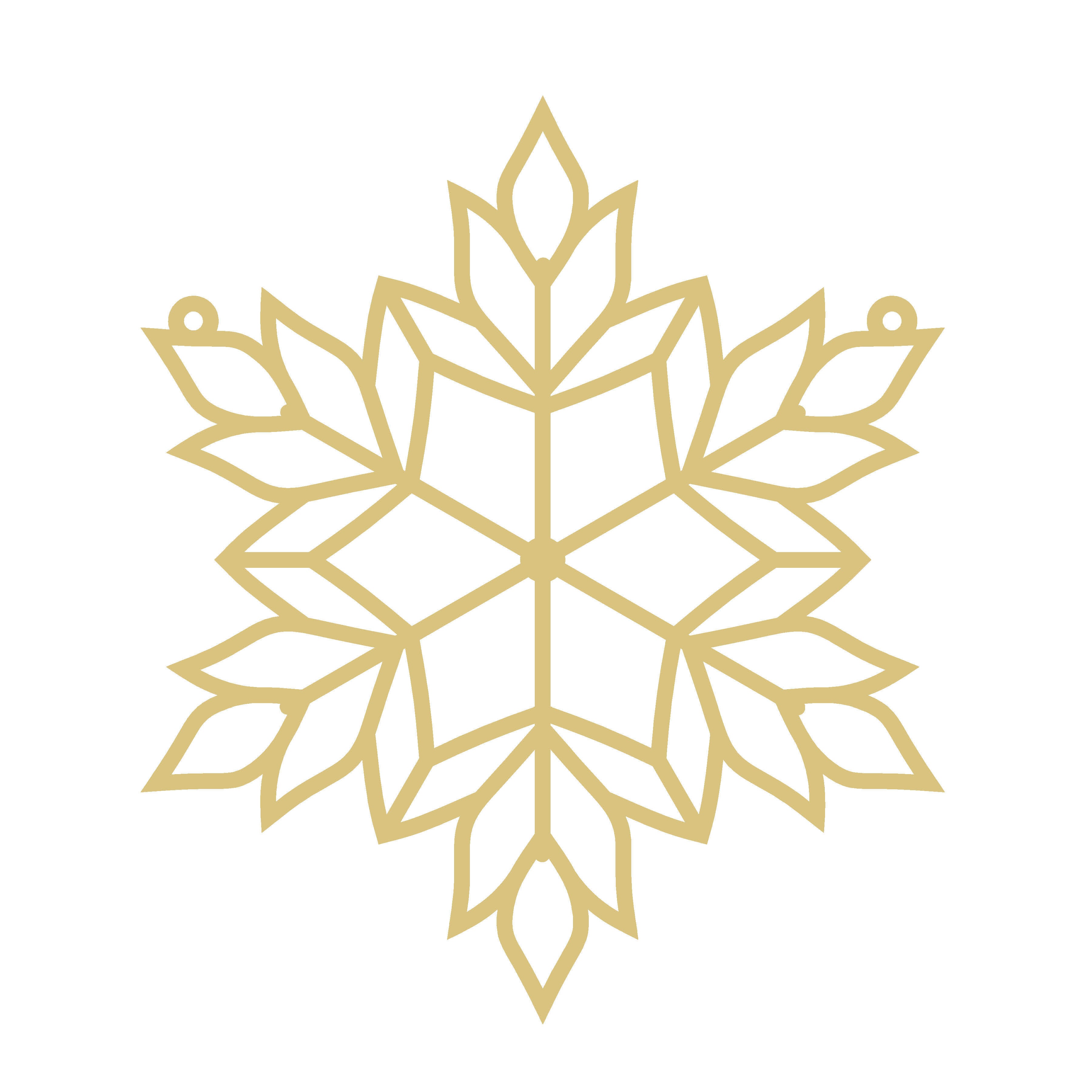 Snowflake Laser-Cut Faux Stained-Glass Frame Unfinished MDF Wood– Open Frame Craft Blank for Resin, Crushed Glass & Mixed Media Art | Made in the USA by Diverse Woodworking