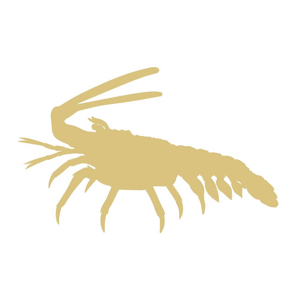 Basic Shape Spiny Lobster MDF Cutout Silhouette - Unfinished For DIY