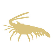 Basic Shape Spiny Lobster MDF Cutout Silhouette - Unfinished For DIY