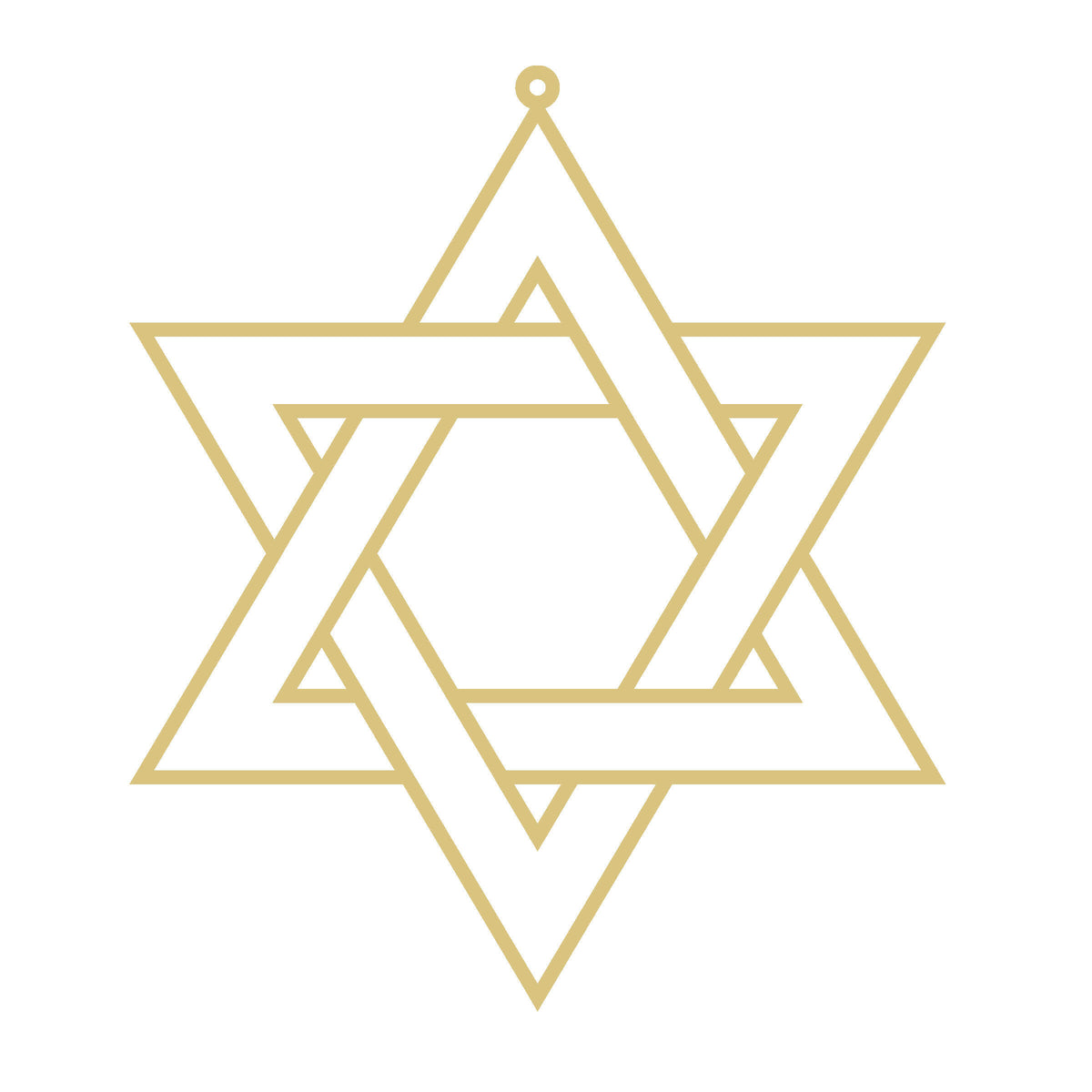 Star Of David l Faux Stained Glass Frame | MDF Cutout | Cozy DIY Paintable Craft | Resin & Crushed Glass Blank