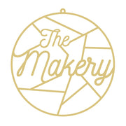 Faux Stained Glass Laser Cut Round MDF Cutout The Makery - Unfinished For DIY