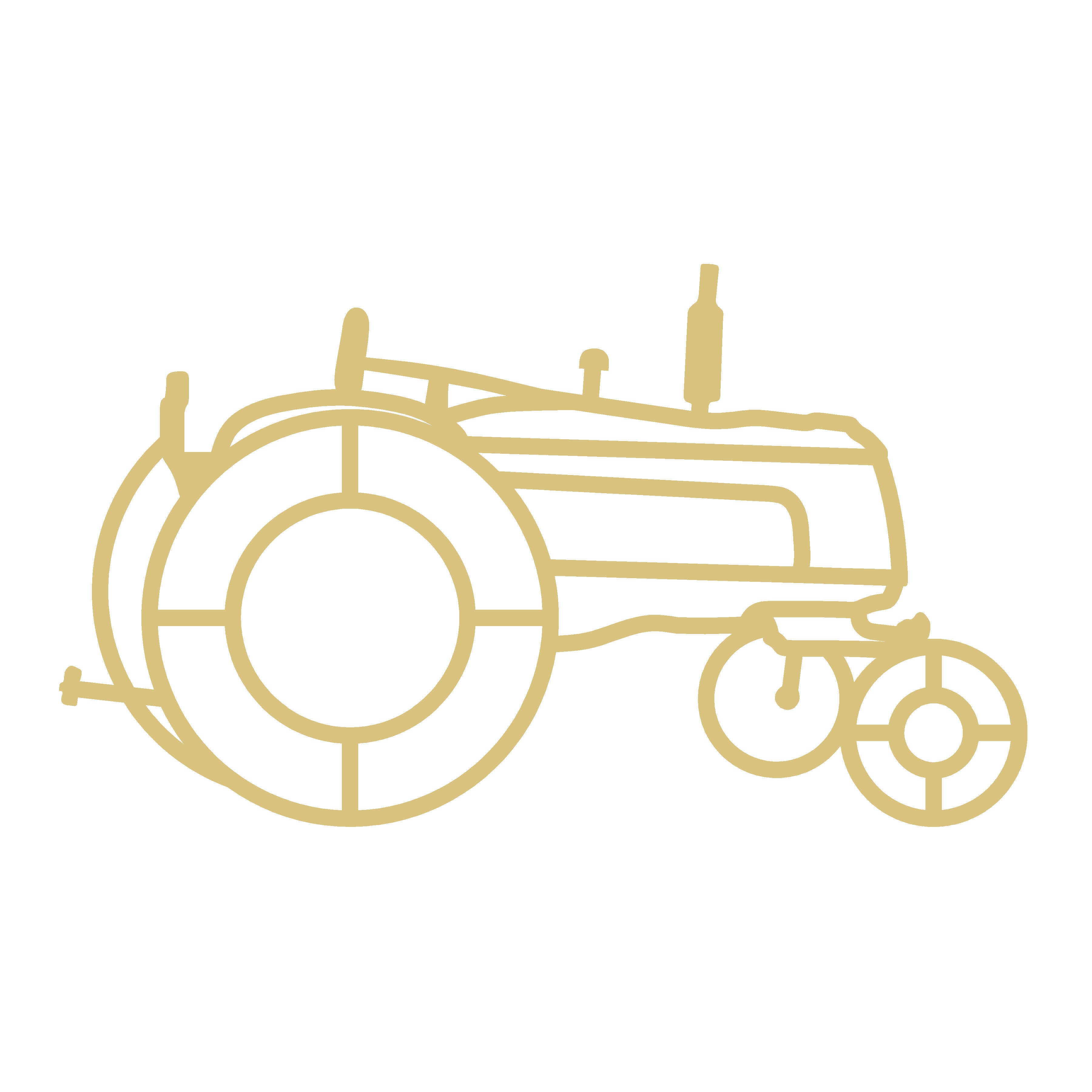 Tractor Cut Faux Stained-Glass Frame Unfinished MDF Wood– Open Frame Craft Blank for Resin, Crushed Glass & Mixed Media Art | Made in the USA by Diverse Woodworking