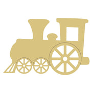 Basic Shape Train MDF Cutout Steam Engine Silhouette - Unfinished For DIY
