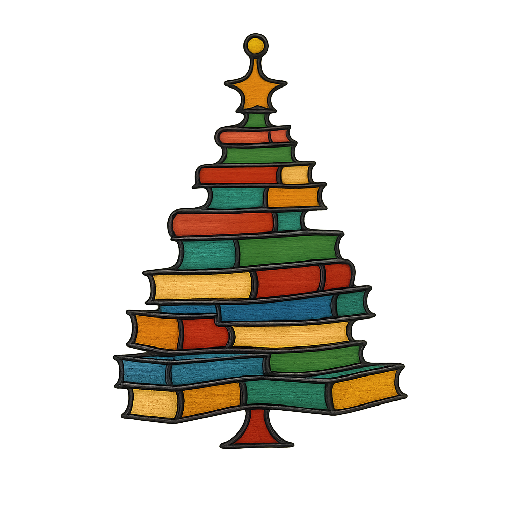 Laser Cut Christmas Tree Books Unfinished Wood Cutout Style 38 Art 1