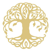 Basic Shape Round MDF Cutout Tree Of Life - Unfinished For DIY