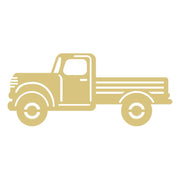 Basic Shape Truck MDF Cutout Pickup Truck Silhouette - Unfinished For DIY