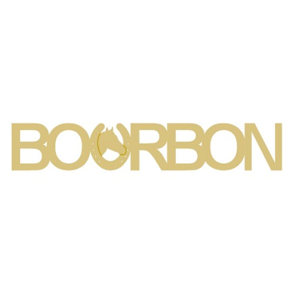 Basic Shape Word MDF Cutout Bourbon Bottle Silhouette - Unfinished For DIY