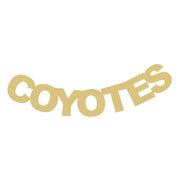 Basic Shape Coyotes MDF Cutout Coyotes - Unfinished For DIY