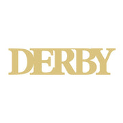 Basic Shape Rectangle MDF Cutout Derby - Unfinished For DIY