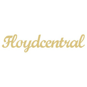 Basic Shape Word MDF Cutout Floyd Central - Unfinished For DIY