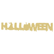 Basic Shape Word MDF Cutout Halloween Style 2 - Unfinished For DIY