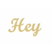 Basic Shape Hey MDF Cutout Hey Script - Unfinished For DIY
