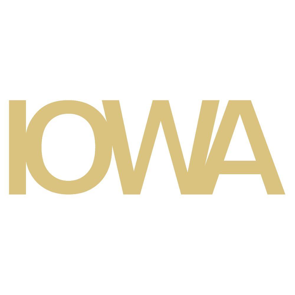 Basic Shape Word MDF Cutout Iowa - Unfinished For DIY