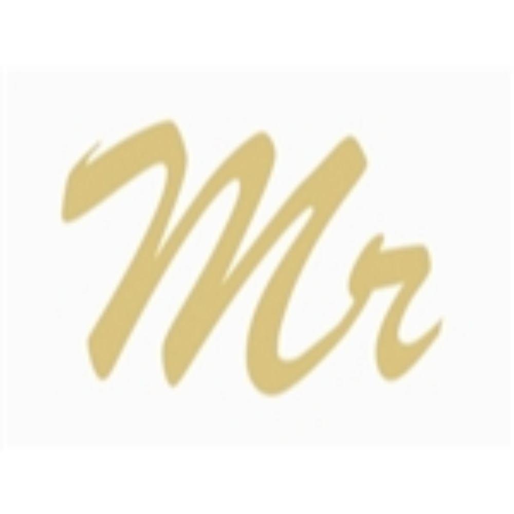 Basic Shape Monogram MDF Cutout Mr - Unfinished For DIY
