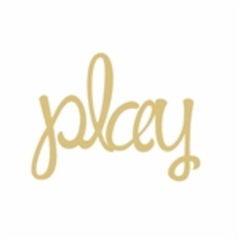 Basic Shape Word Play MDF Cutout Style 1 - Unfinished For DIY