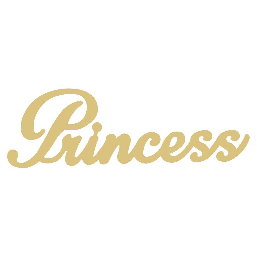 Basic Shape Princess MDF Cutout Princess - Unfinished For DIY