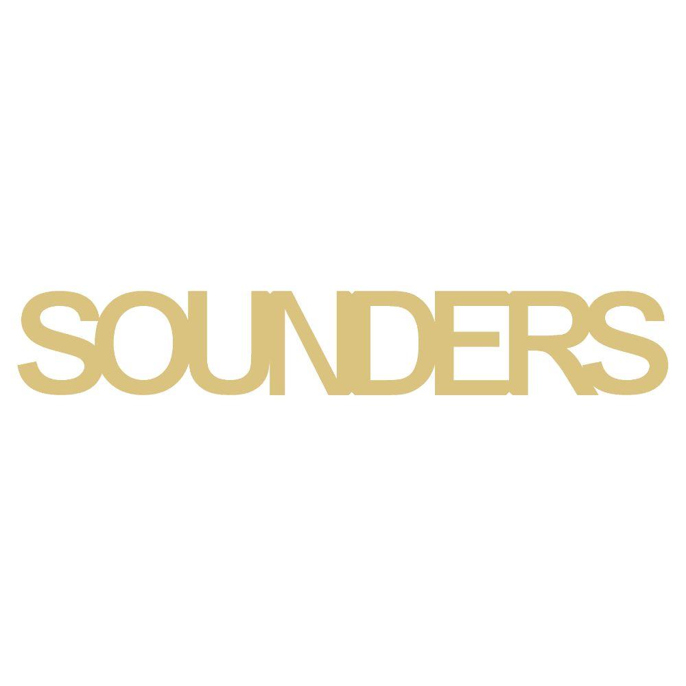 Basic Shape Word MDF Cutout Sounders - Unfinished For DIY