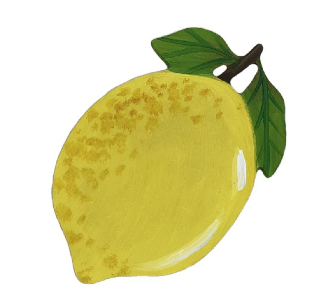 Basic Shape Lemon MDF Cutout Lemon Silhouette Style 1 - Unfinished For DIY