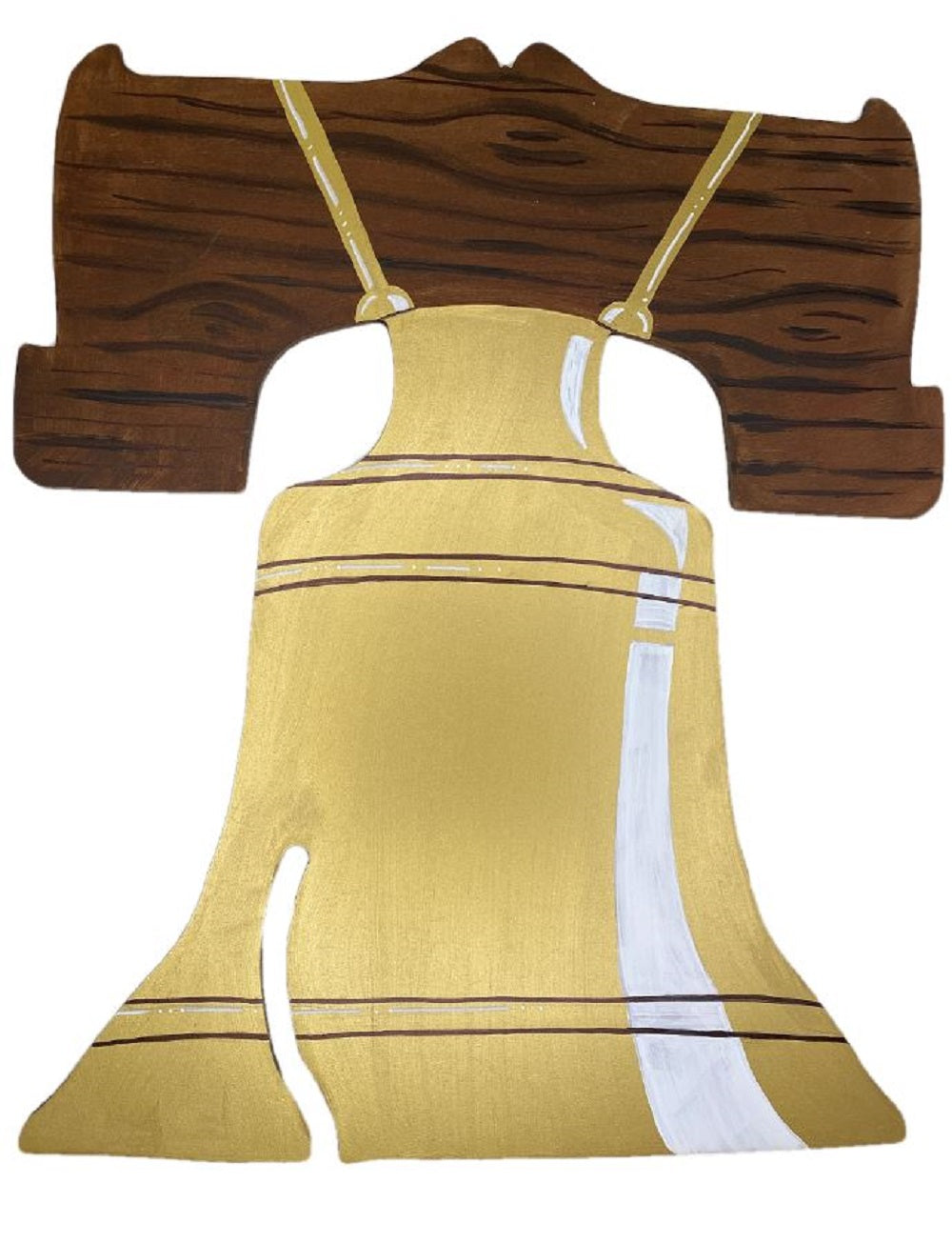 Basic Shape Bell MDF Cutout Liberty Bell Silhouette - Unfinished For DIY