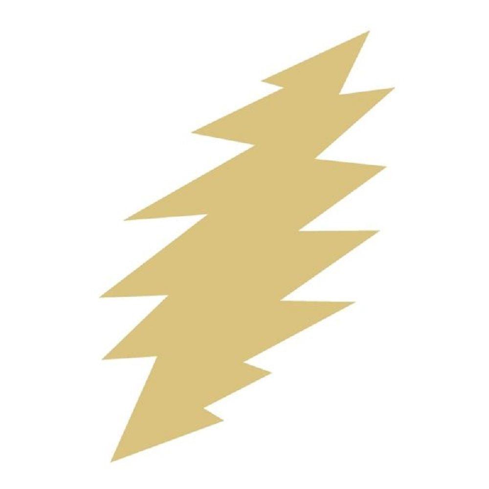 Basic Shape Lightning Bolt MDF Cutout Lightning Bolt - Unfinished For DIY