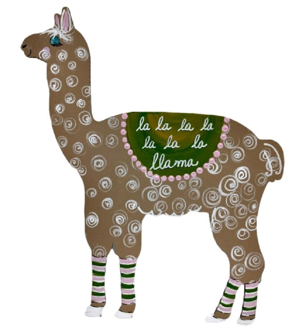 Basic Shape Llama MDF Cutout Llama Silhouette - Unfinished For DIY