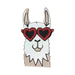 Design By Line Llama Head MDF Cutout Silhouette - Unfinished For DIY
