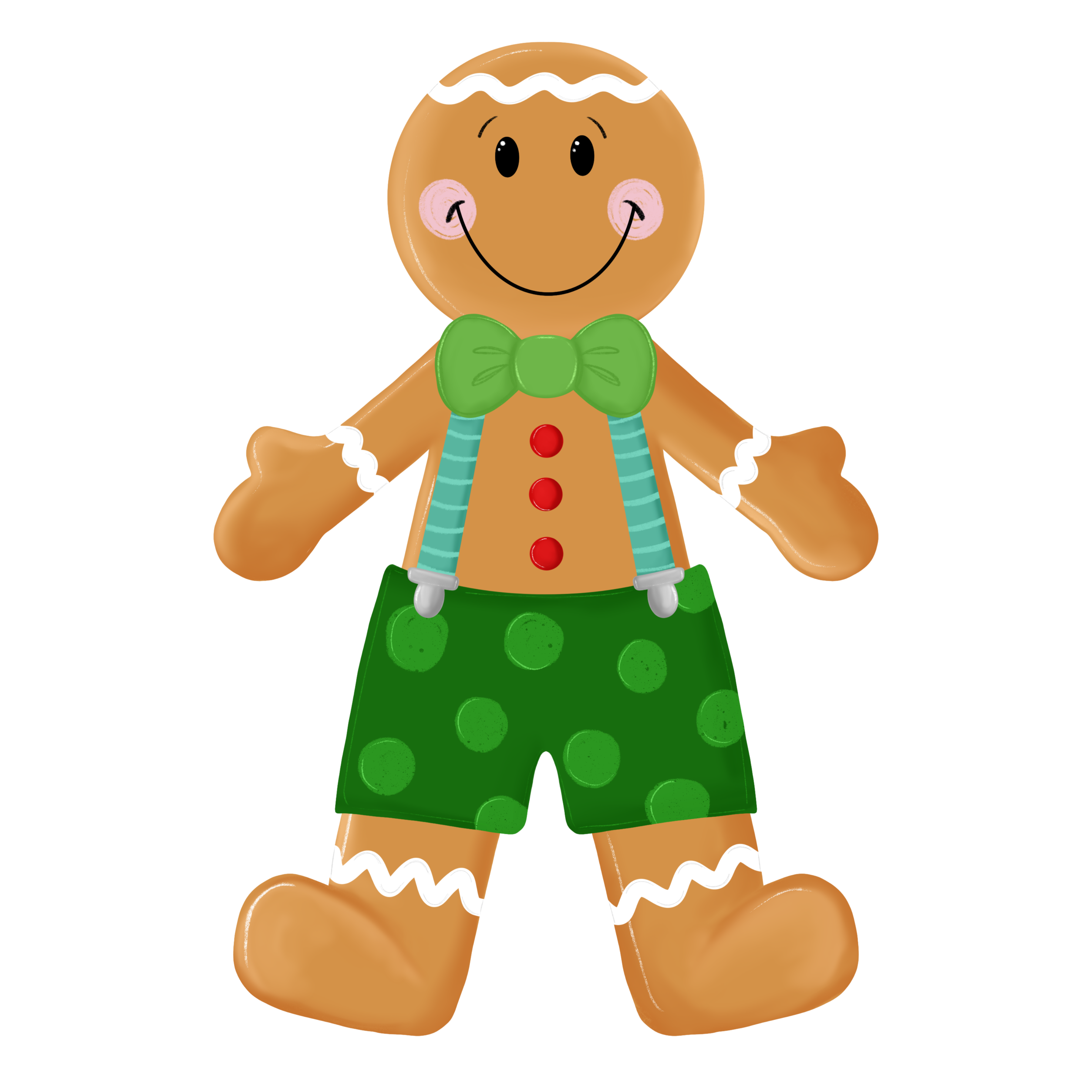 LULU'S PAINTBRUSH GINGERBREAD BOY