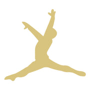 Basic Shape Leaping Figure MDF Cutout Lords A Leaping - Unfinished For DIY
