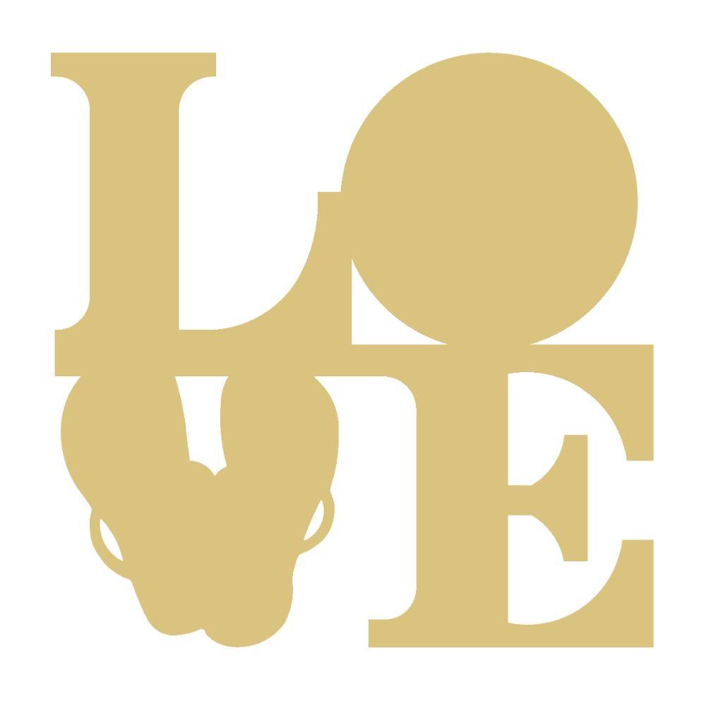 Basic Shape Love MDF Cutout Beachball With Flip Flops - Unfinished For DIY