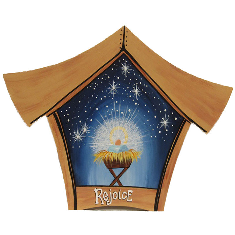 Basic Shape Manger MDF Cutout Plain Silhouette - Unfinished For DIY