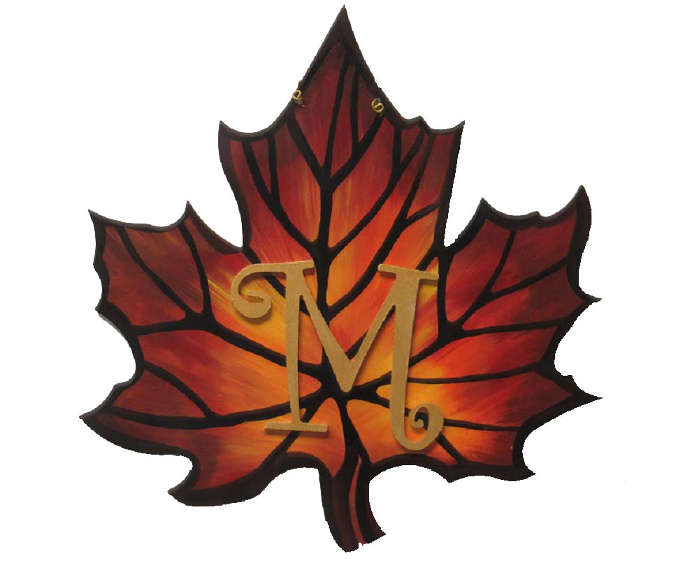 Basic Shape Maple Leaf MDF Cutout Autumn Leaf Decor - Unfinished For DIY