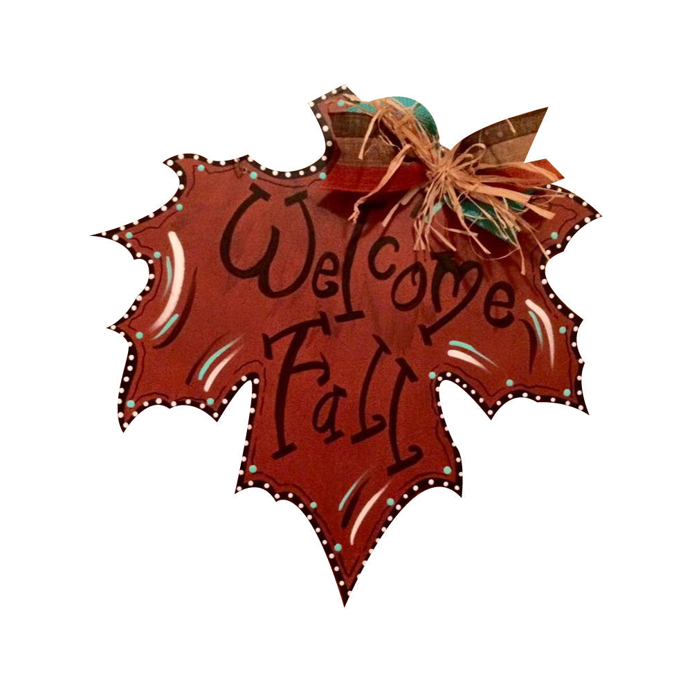 Basic Shape Maple Leaf MDF Cutout Autumn Leaf Decor - Unfinished For DIY