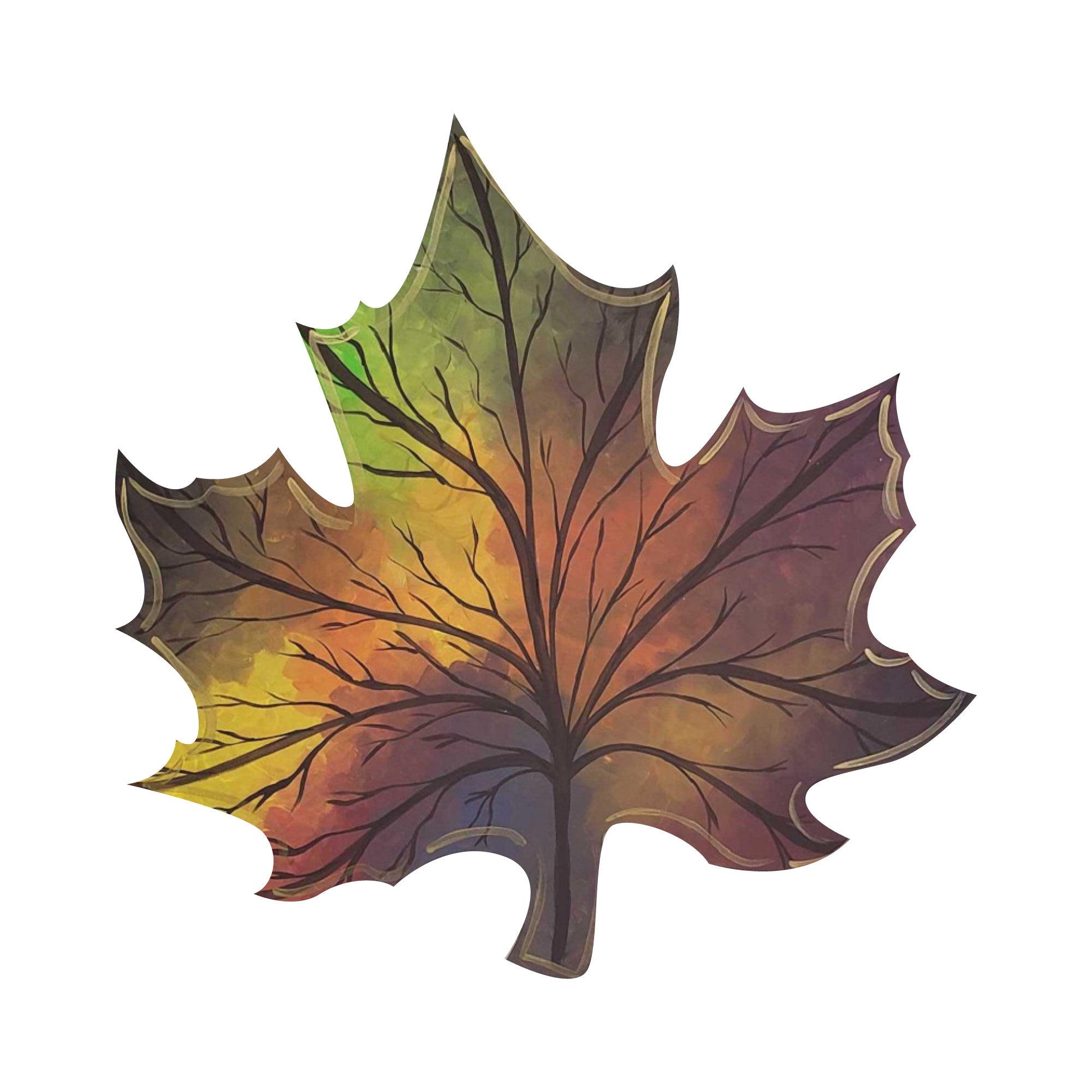 Basic Shape Maple Leaf MDF Cutout Autumn Leaf Decor - Unfinished For DIY