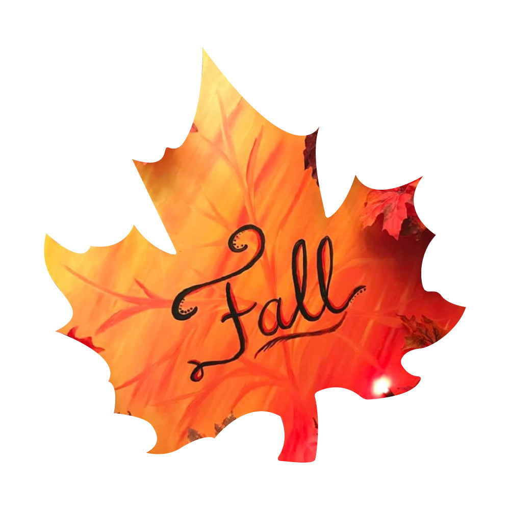 Basic Shape Maple Leaf MDF Cutout Autumn Leaf Decor - Unfinished For DIY